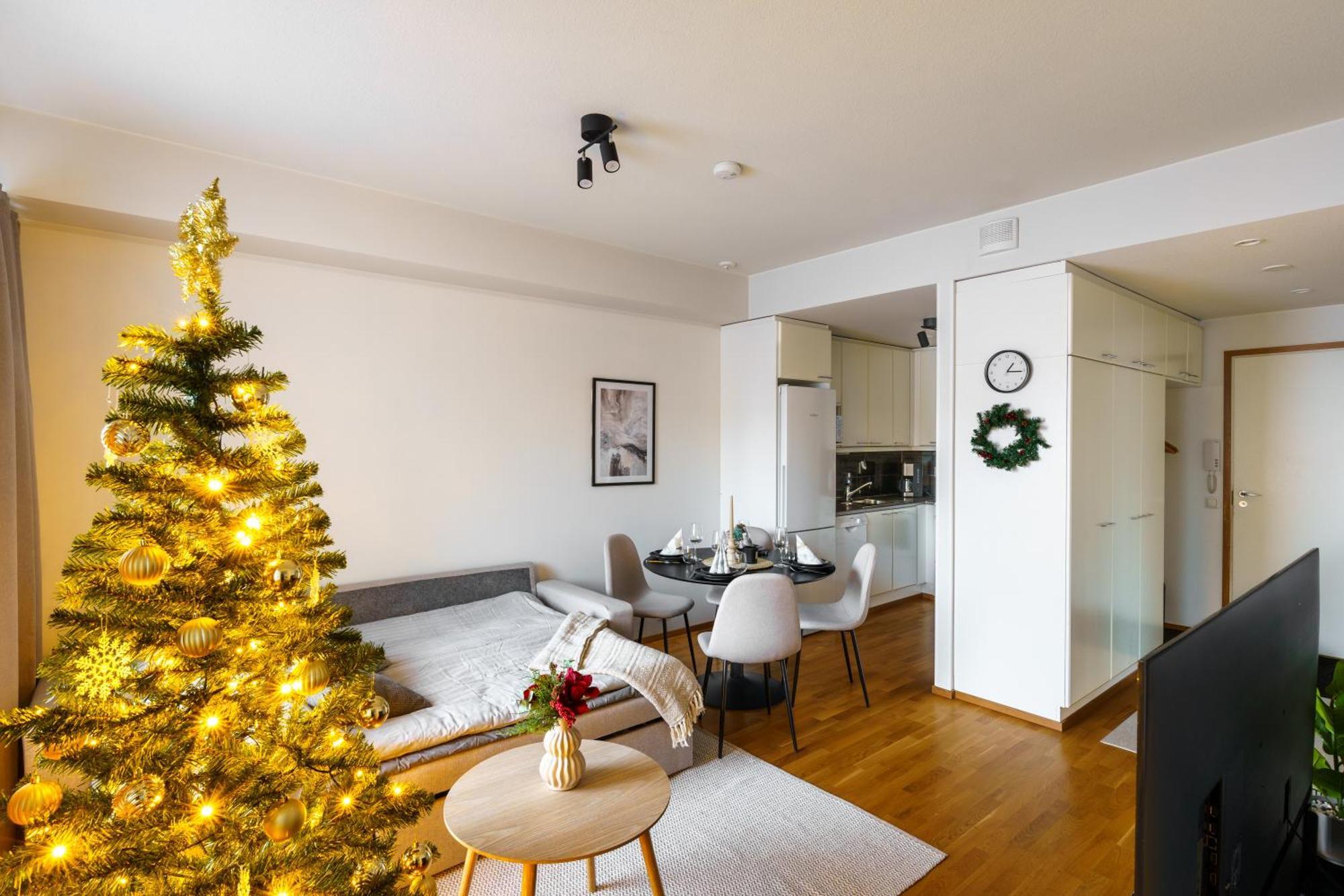 Adorable Arctic Apartment With Sauna โรวานิเอมิ ภายนอก รูปภาพ