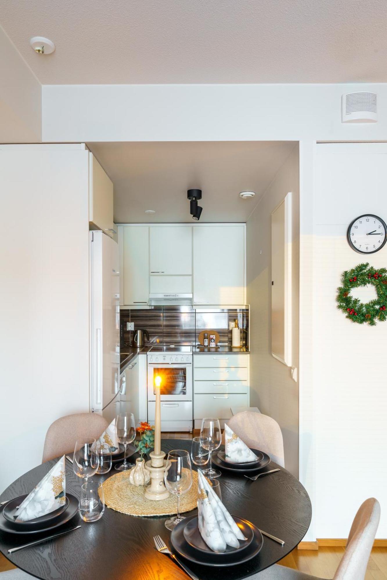 Adorable Arctic Apartment With Sauna โรวานิเอมิ ภายนอก รูปภาพ
